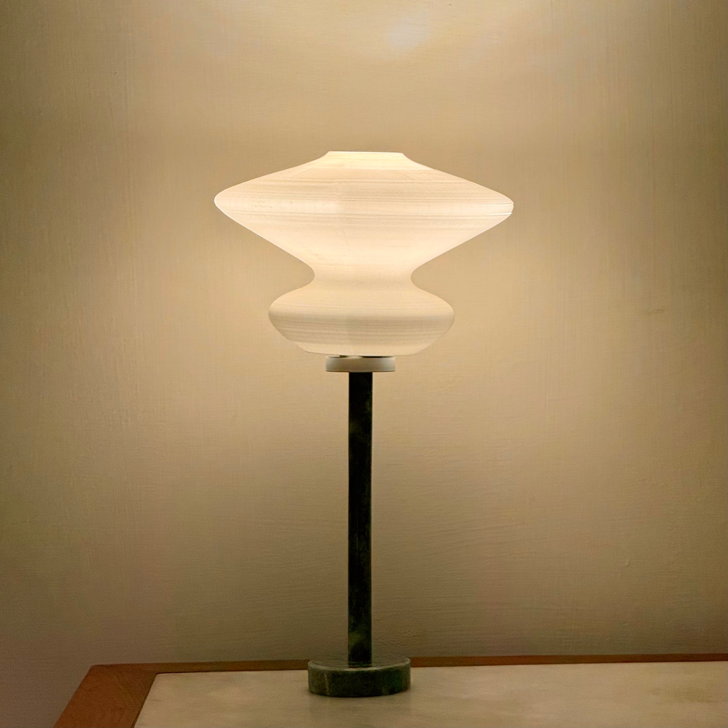 Space Lamp - Pink Marble